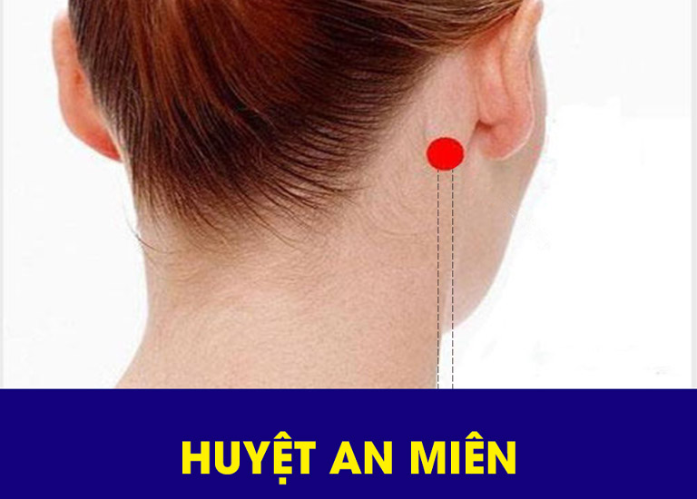 Vị trí huyệt An Miên