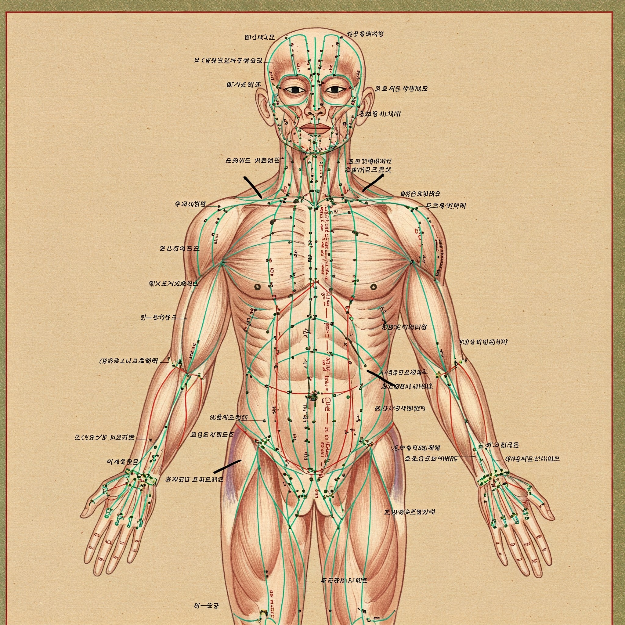 Sơ đồ hệ thống kinh lạc